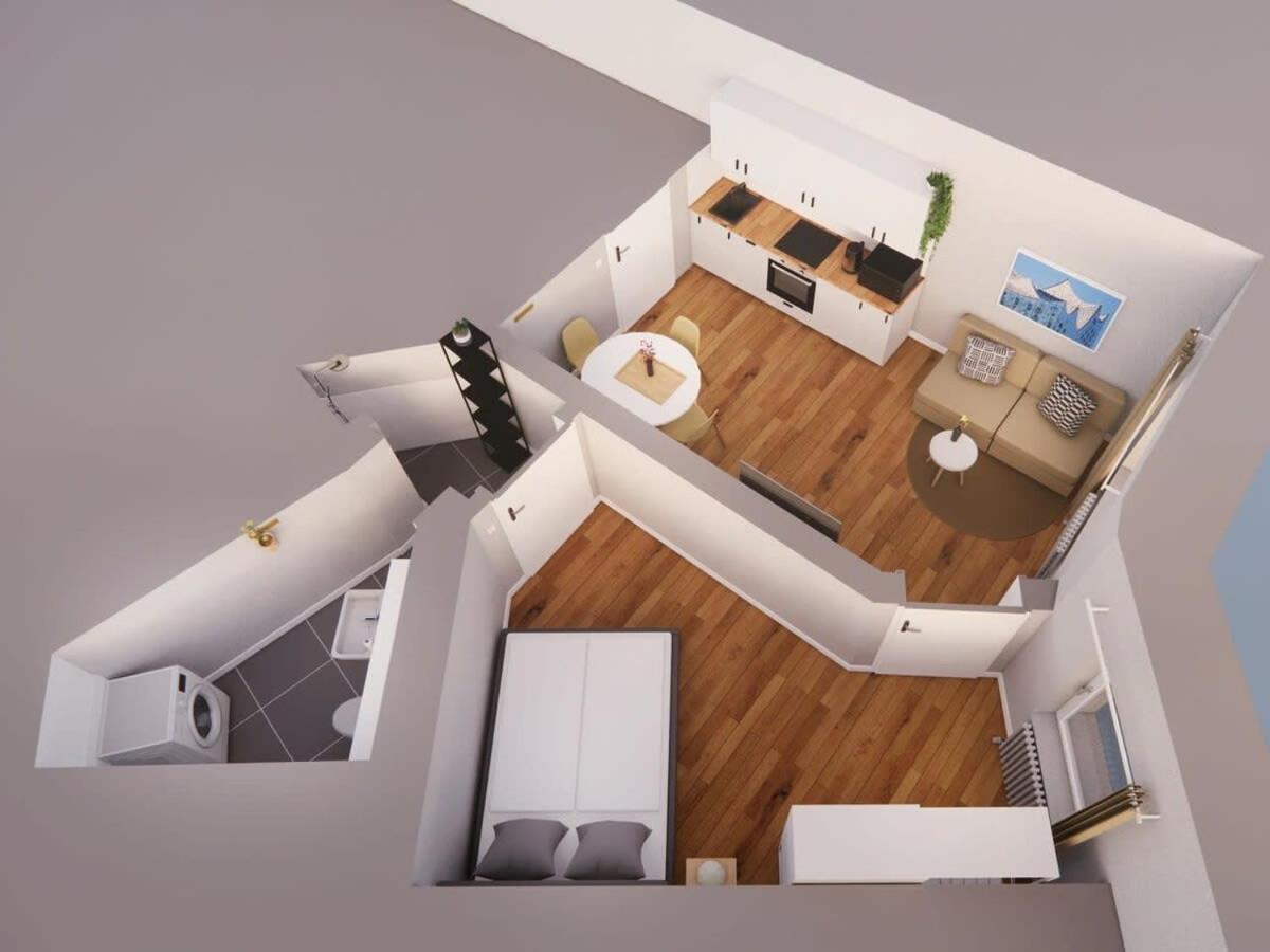 Hamburg City Apartment For 4 ภายนอก รูปภาพ